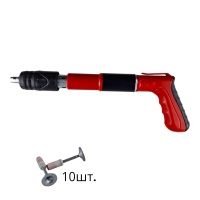 Пороховой монтажный пистолет мини с набором гвоздей, без кейса