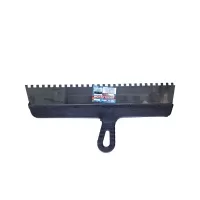 Шпатель зубчатый 400×8 мм с пластиковой ручкой, "MAXIMUM" MX 11731